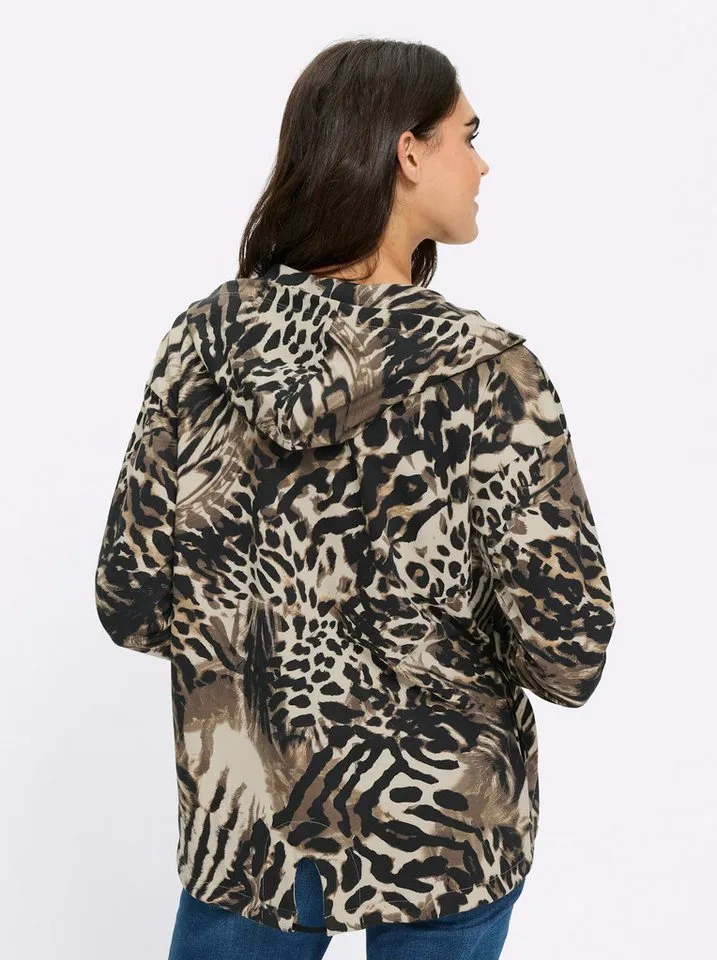 heine heine Shirtjacke Shirtjacke Langarm, Schwarz, – Produktbild 2 von 5