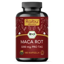 Raibu Organic & Raibu Natural | Natürliche Nahrungsergänzung Raibu Organic & Raibu Natural | Natürliche Nahrungsergänzung Maca BIO | 180 Kapseln – Produktbild 1 von 1