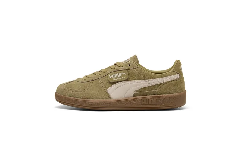 Puma Puma PALERMO Sneaker für Alltag, aus Leder, mit Schnürverschluss, Braun, – Produktbild 2 von 5