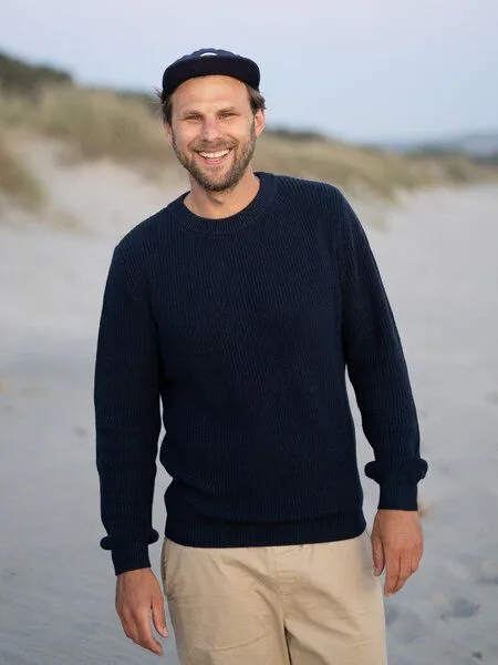 FUXBAU FUXBAU 4Seasons Männer Strickpullover, Navy, – Produktbild 2 von 4