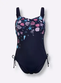 feel good Badeanzug marine-aqua-bedruckt – Produktbild 1 von 1