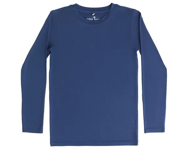 True North True North Kinder Langarmshirt, Navy, – Produktbild 1 von 2