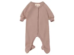 Engel natur Engel Natur Baby Frühchen Schlafoverall mit Fuß Feinripp dustyrose Gr. 44 – Produktbild 1 von 1