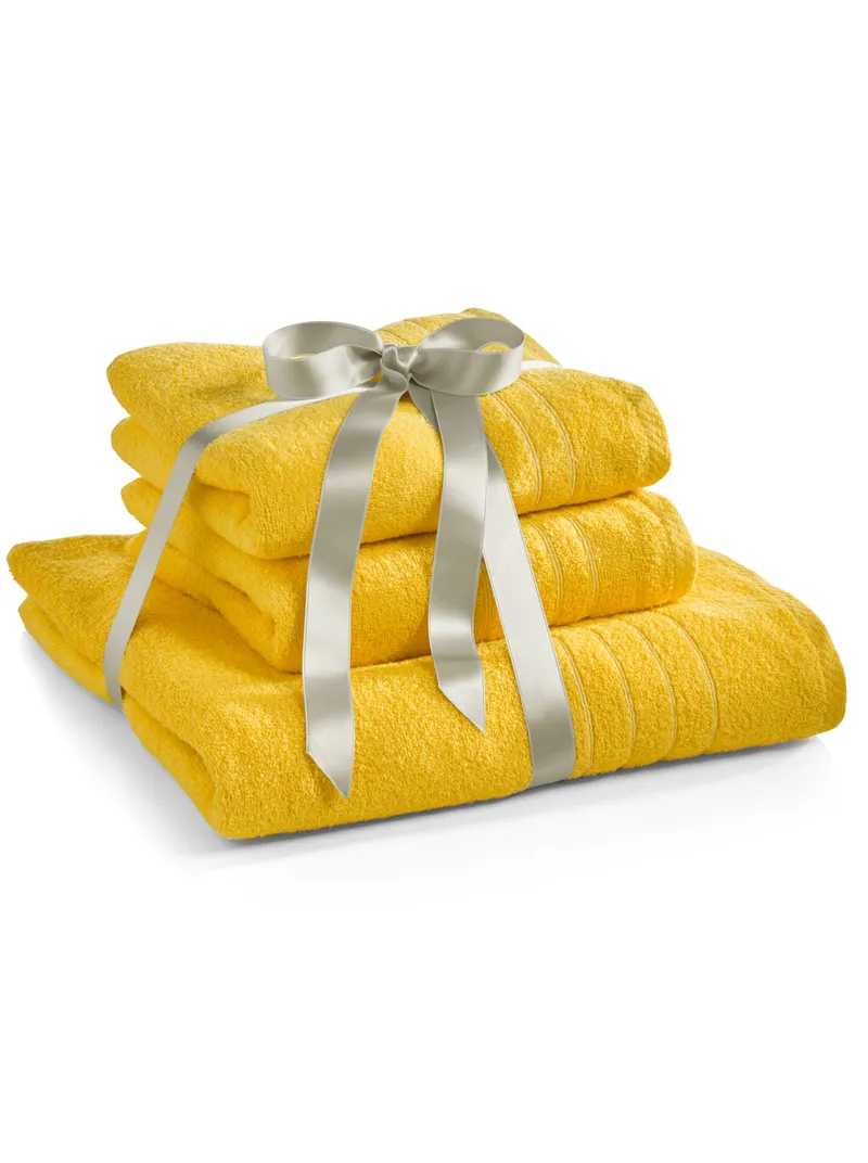 wäschepur Handtuch gelb, Gelb, – Produktbild 1 von 3