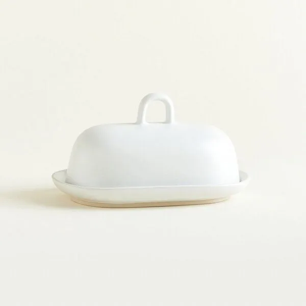 onomao onomao Butterdose - Klassik, Weiß, – Produktbild 1 von 4