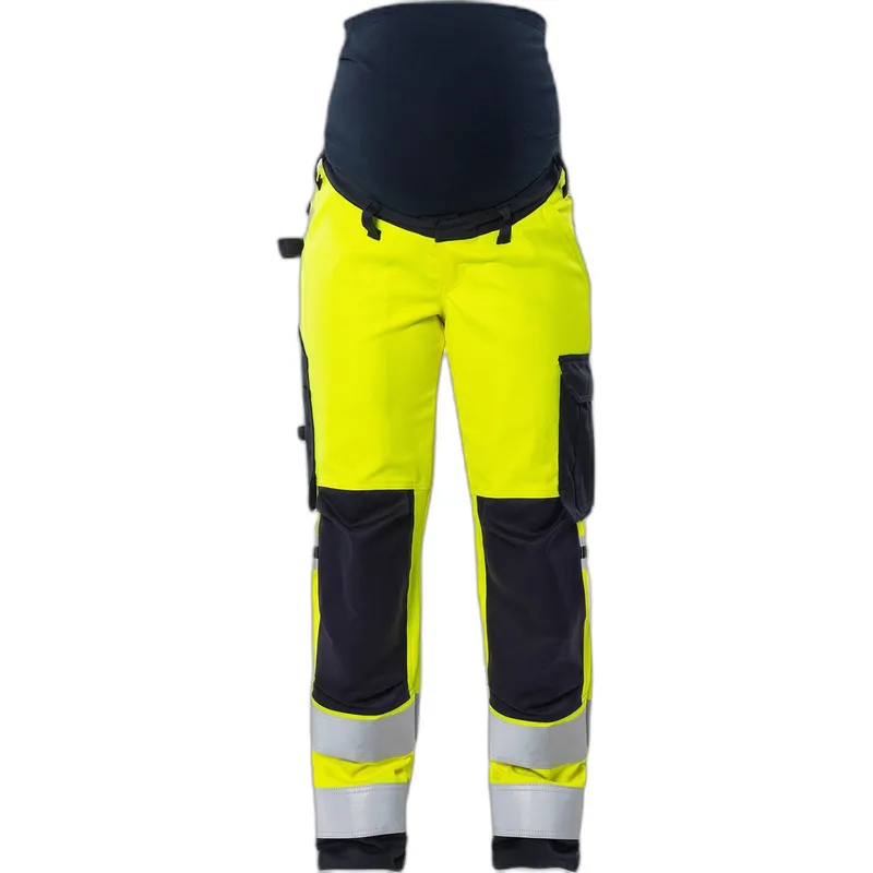 Fristads Hochsichtbare, elastische Arbeitshose Klasse 2 für Frauen Fristads 2507 ATHF, Jaune, – Produktbild 2 von 2