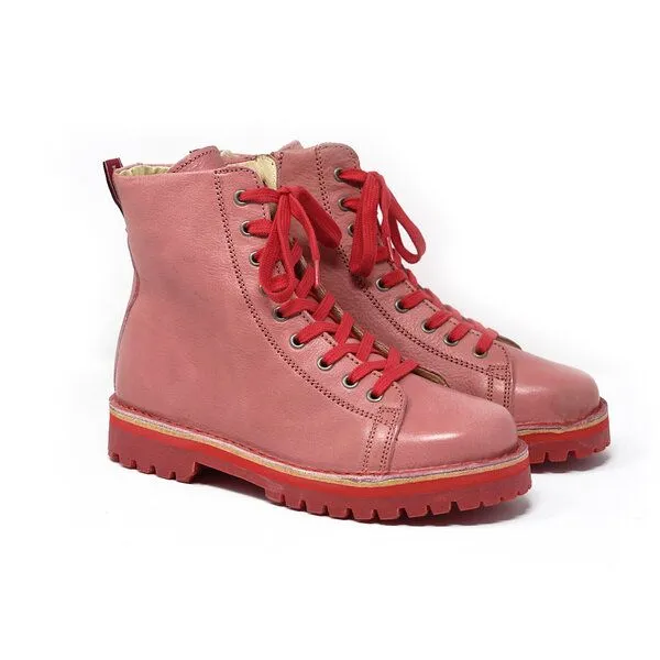 Grünbein Shoes Grünbein Shoes Schnürboots Noa II rosa – Produktbild 1 von 3