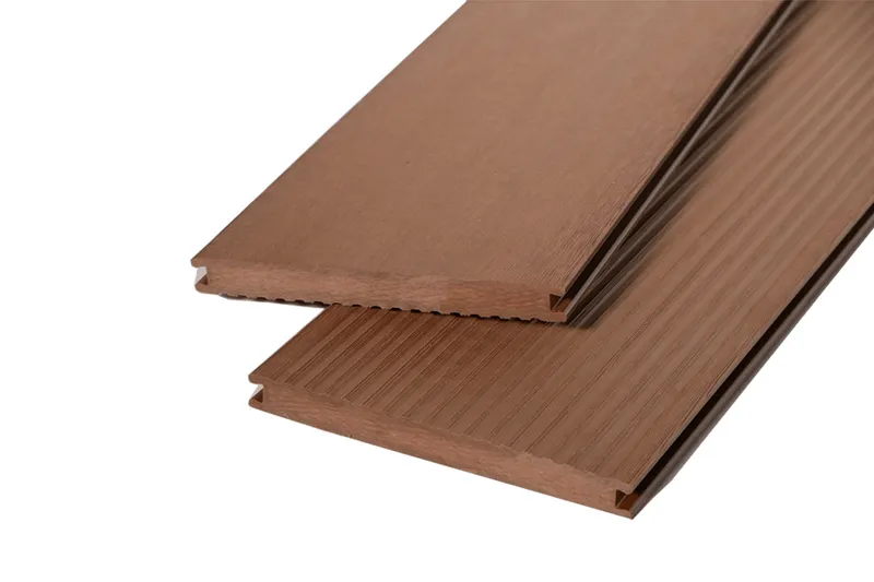 woodstore24 WPC Massivdiele WoodoKosXXL 20 x 200 mm, 4 m lang, rehbraun geriffelt / glatt, beidseitig begehbar – Produktbild 1 von 1