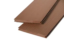 woodstore24 WPC Massivdiele WoodoKosXXL 20 x 200 mm, 4 m lang, rehbraun geriffelt / glatt, beidseitig begehbar – Produktbild 1 von 1
