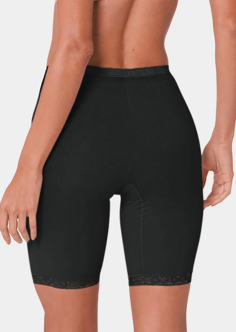 Sloggi Langbeinschlüpfer mit Spitze - schwarz - Gr. 40 von Goldner Fashion, Schwarz, – Produktbild 2 von 3