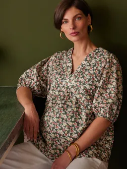 Envie De Fraise Umstandsbluse aus Voile ENVIE DE FRAISE salbei – Produktbild 1 von 1