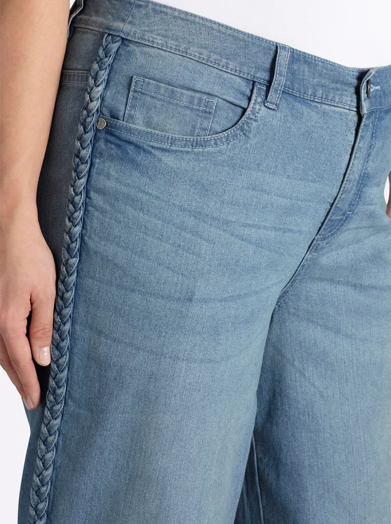 sheego Jeans blue-bleached, Blue-bleached, – Produktbild 2 von 2