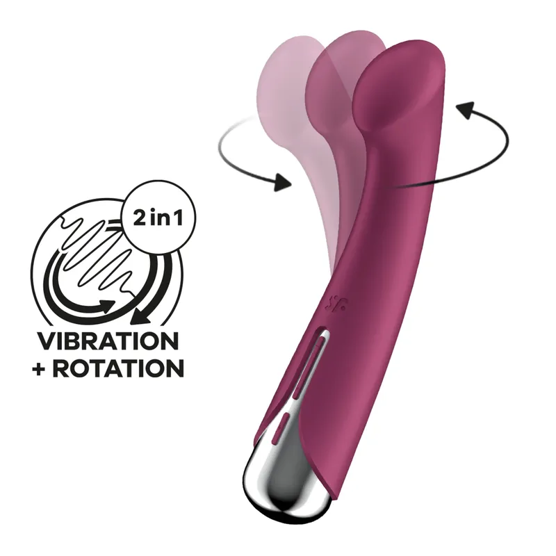 Satisfyer Satisfyer Spinning G-Spot 1, 16,5 cm, Beere, – Produktbild 1 von 1