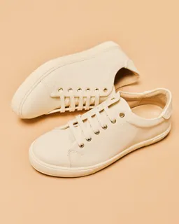 Minuit Sur Terre Minuit Sur Terre Damen vegan Sneaker Virevolte Creme – Produktbild 1 von 1