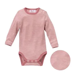 People Wear Organic People Wear Organic Wolle-Seide Langarm-Body, in 5 Farben – Produktbild 1 von 1