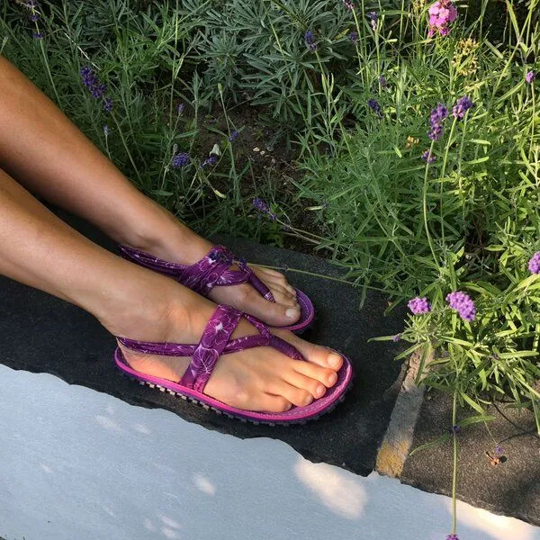 Gumbies Gumbies Slingbacks - Nachhaltige Zehensandalen, Lila, – Produktbild 4 von 4