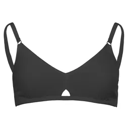 Living Crafts LIVING CRAFTS - Damen Triangel- BH - Schwarz (95% Bio-Baumwolle; 5% Elasthan), Nachhaltige Mode, Bio Bekleidung – Produktbild 1 von 1
