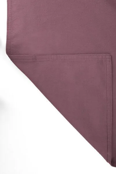 jilda-tex jilda-tex Tischläufer Renforce 100% Bio-Baumwolle Uni 50x160cm, Mauve, – Produktbild 4 von 4