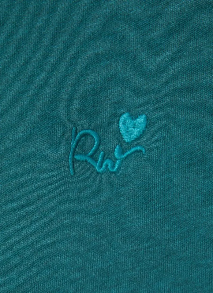 ragwear ragwear Kapuzensweatshirt COOLBIA Klassisch mit Kängurutasche, Kapuze und Marken-Logo, Grün, – Produktbild 3 von 3