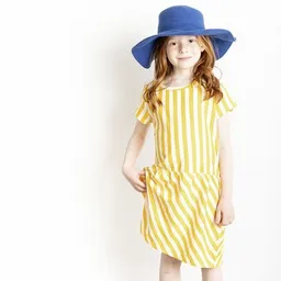 Sense Organics sense-organics Sommerkleid gelb geringelt, Agona von Sense Organics – Produktbild 1 von 1