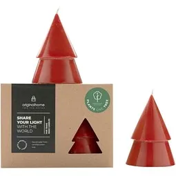 Originalhome Originalhome Weihnachtsbaum Kerze M, 2er Set, rot – Produktbild 1 von 1