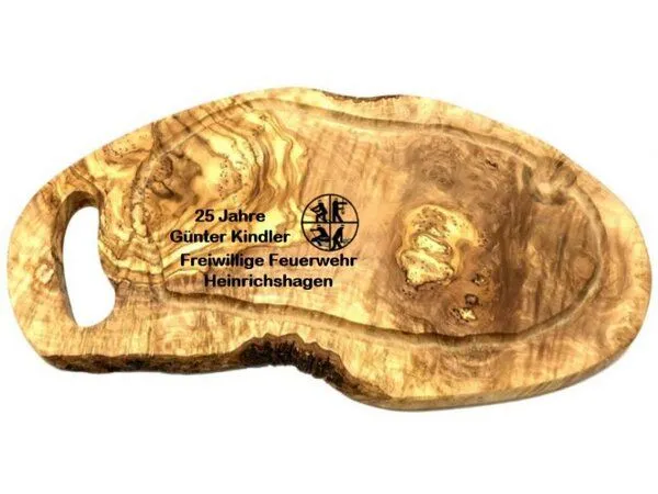 Olivenholz erleben Olivenholz erleben Steakbrett mit Saftrille und Grifflasche aus Olivenholz – Produktbild 5 von 7