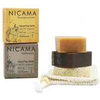 NICAMA NICAMAᵘᵖ Upcycling-Seifenset mit Peelingeffekt und Zubehör – Produktbild 1 von 1