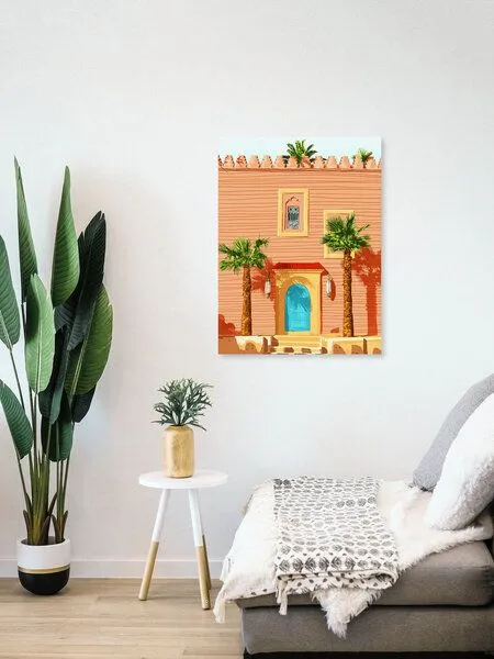 Photocircle Photocircle Poster / Leinwandbild - The Blue Door – Produktbild 4 von 4