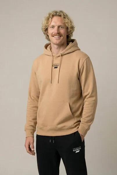 THE FACE OF ELEMENTS The Face of Elements Essential - Regular Fit Hoodie aus 100% Bio-Baumwolle, Sand (beige), – Produktbild 3 von 4