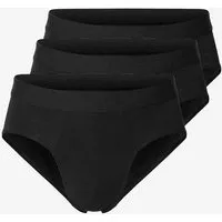 Bread Boxers Bread & Boxers 3-Pack Unterhosen BRIEF aus Bio-Baumwolle, Schwarz (black), – Produktbild 1 von 1