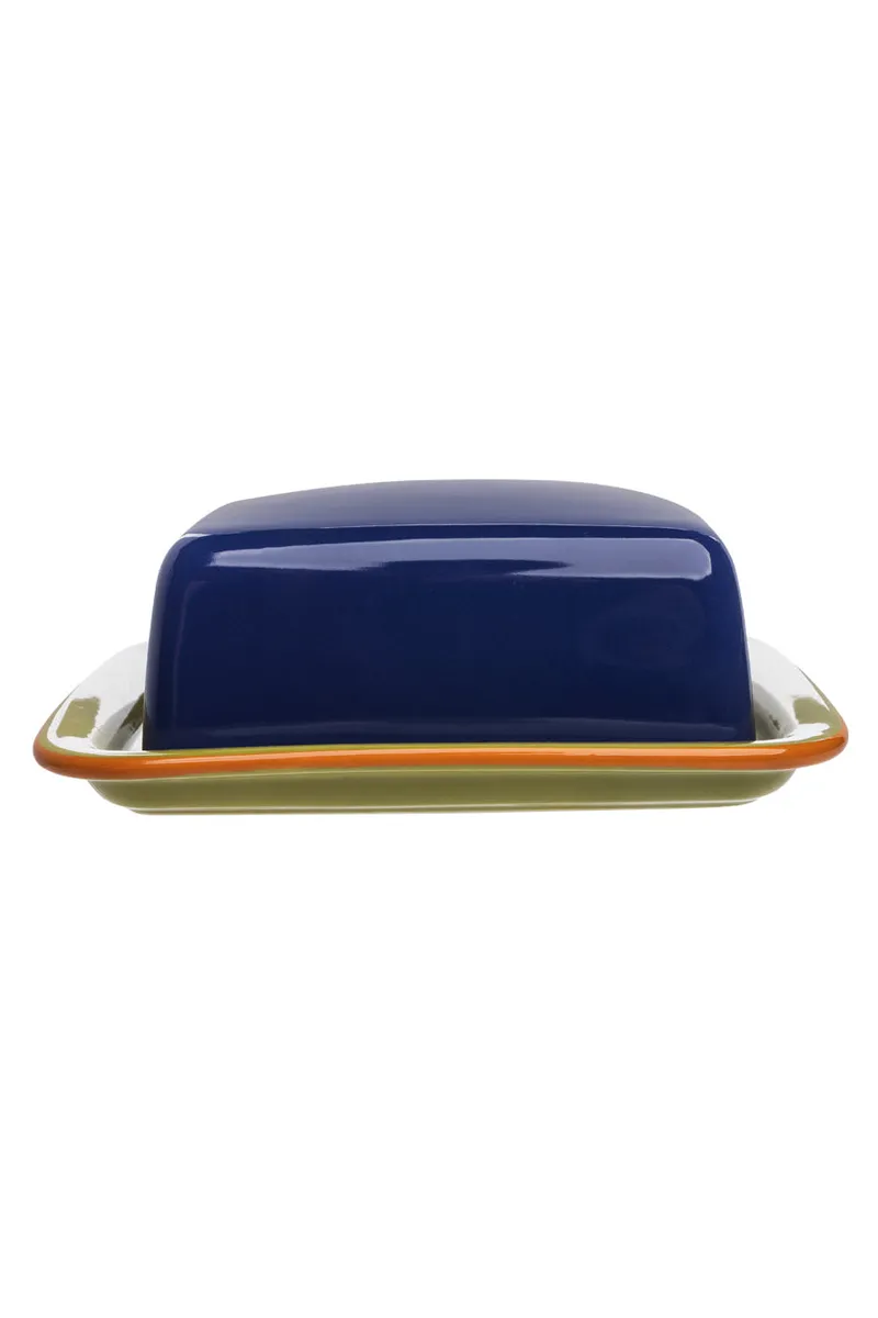 Tranquillo Tranquillo Butterdose COLOURI – Steinzeug, Blau, – Produktbild 5 von 5