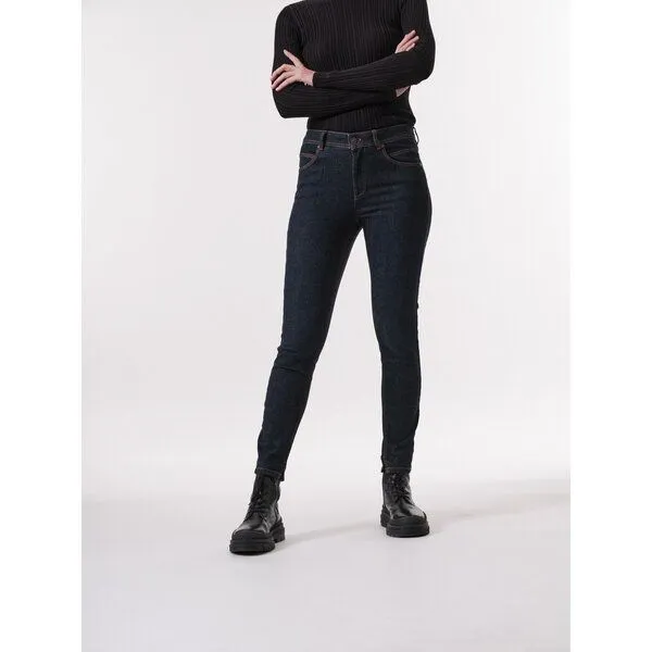 LANIUS LANIUS High Waist Jeans aus Bio-Baumwolle, Dark blue denim, – Produktbild 1 von 4