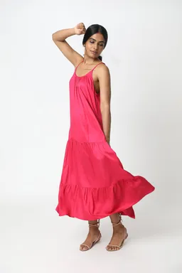 Neu Nomads Neu Nomads Damen vegan Kleid Barcelona Fuchsia – Produktbild 1 von 1