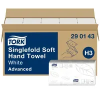 Tork Tork Zickzack-Papierhandtücher Singlefold "Advanced Soft H3" 15 x 250 Blatt, 2-lagig – Produktbild 3 von 3
