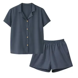 AGA.PIE AGA.PIE Damen Pyjama-Set Kurzarm aus 100% Lyocell aus Bambuscellulose – Produktbild 1 von 1
