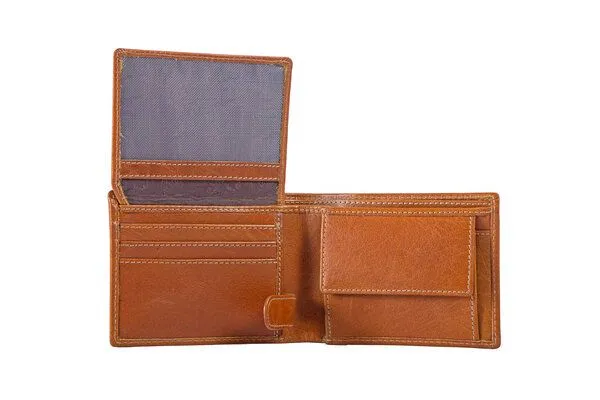 Alpenleder Alpenleder Geldbeutel AMBRAS, Cognac, – Produktbild 3 von 4