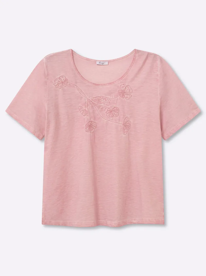 sheego Shirt rosenquarz, Rosenquarz, – Produktbild 1 von 2
