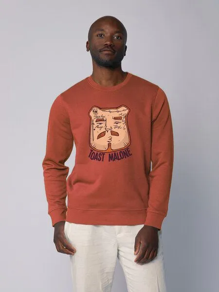watapparel watapparel Sweatshirt Unisex Toast Malone, Heritage brown, – Produktbild 2 von 4