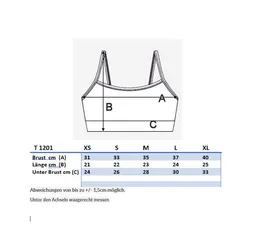 True North True North Damen Bustier aus Tencel Micromodal Bra Top T1201 – Produktbild 1 von 1