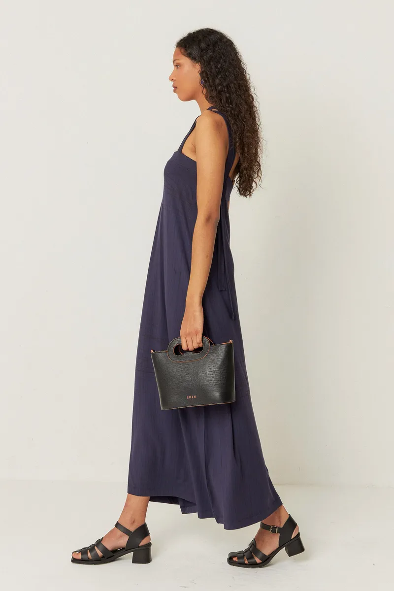 SKFK SKFK Damen vegan Kleid Odele Marineblau, Extra dunkelblau, – Produktbild 2 von 2