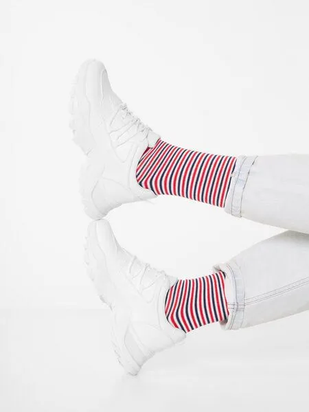 Natural Vibes Natural Vibes Bunte Socken Bio GOTS | Herren Damen Socken | Stripes, Morning, – Produktbild 3 von 3