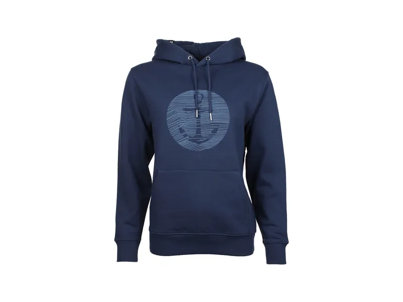 FÄDD Damen Hoodie "Ancora" dunkelpetrol XL, Türkis, blau, – Produktbild 1 von 2