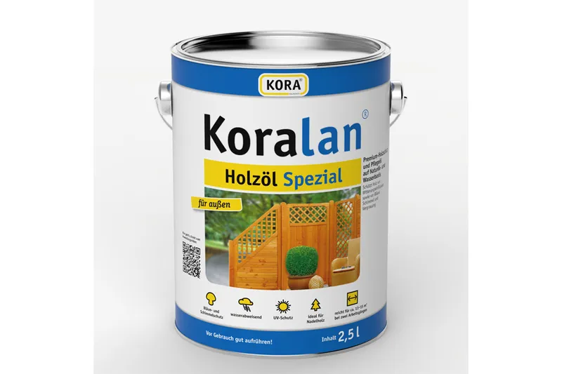 woodstore24 woodstore24 Koralan Holzöl Spezial Natur, 2,5 l – Produktbild 1 von 1