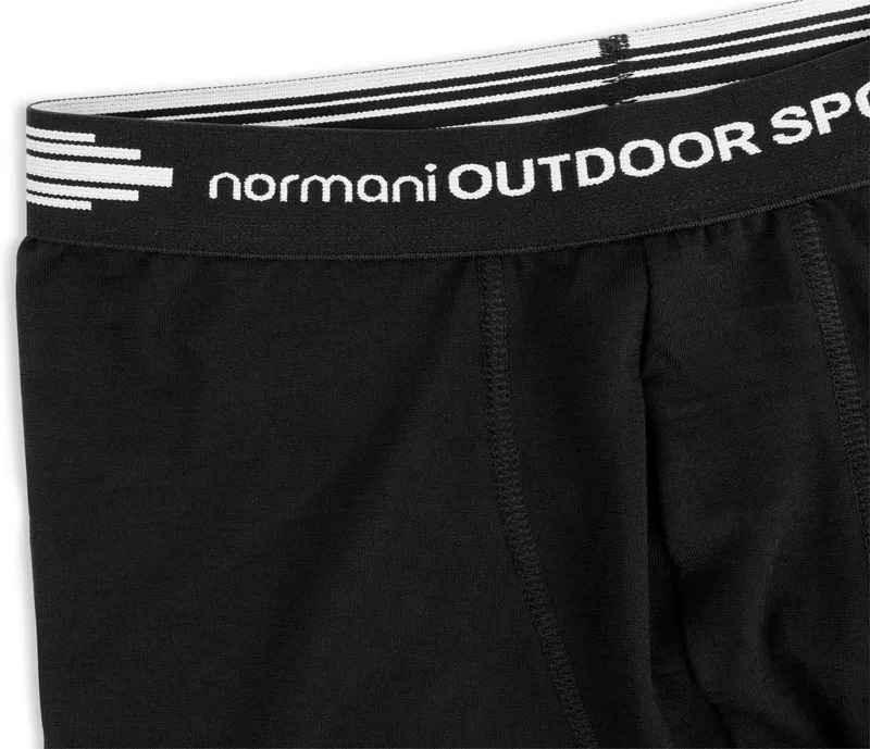 normani Thermounterhose Herren Merino Unterhose Sydney Thermounterwäsche Funktionshose Lang Baselayer Leggins Ski-Winterhose, Schwarz, – Produktbild 1 von 4