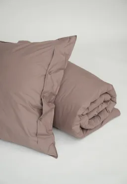 MELA MELA unisex vegan Bettwäscheset Bhanu Perkal Mocha – Produktbild 1 von 1