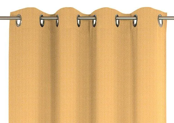 Nature by Adam Nature by Adam Vorhang aus 100% Bio-Baumwolle - Made in Germany - Graphic Ventus, Gelb, – Produktbild 6 von 7