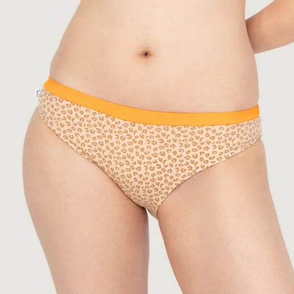 Frija Omina Frija Omina Bikini-Hose Fjorde aus Baumwolle, Panthera (gelb), – Produktbild 1 von 3