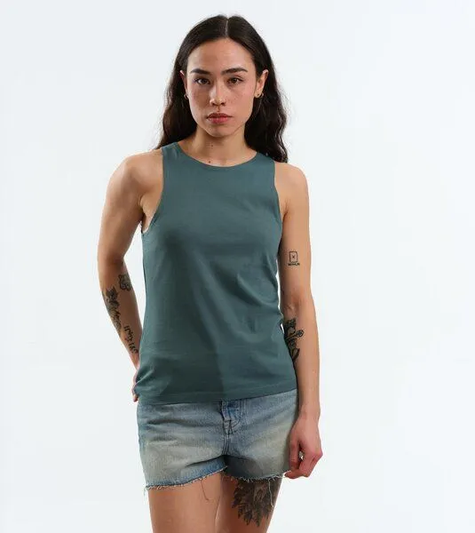 Gary Mash GARY MASH Tanktop Grace aus Biobaumwolle, Blaugrün (grün), – Produktbild 1 von 4