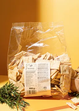 KoRo Bio Cracker Rosmarin 500 g – Produktbild 1 von 1