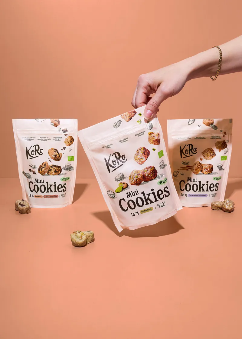 KoRo Bio Mini Cookies Trio | 3 x 150 g – Produktbild 3 von 3